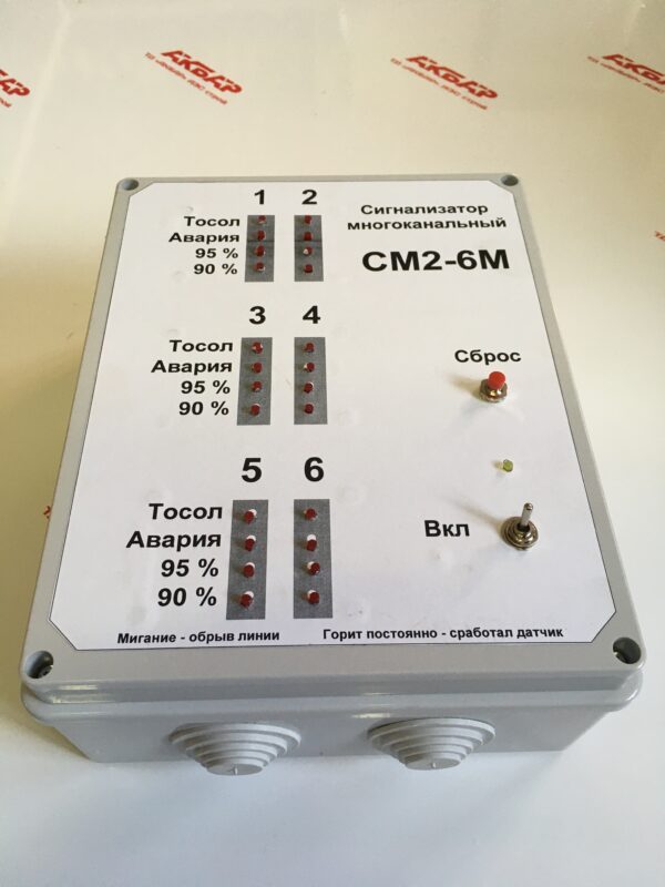 Сигнализатор многоканальный СМ2-6М ( для ДНУ)